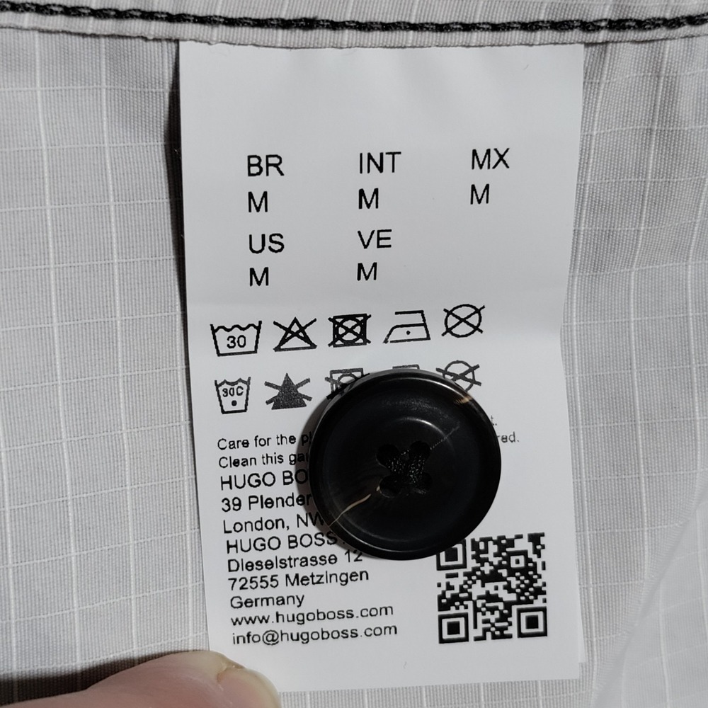 Hugo Boss Eratino Mens Shirt Medium Multi Color Short Sleeve Casual Worn Once - Picture 10 of 13